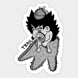 trail hedgehog Sticker